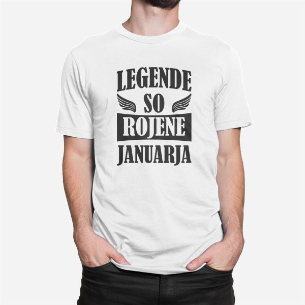 Majica Legende so rojene januarja